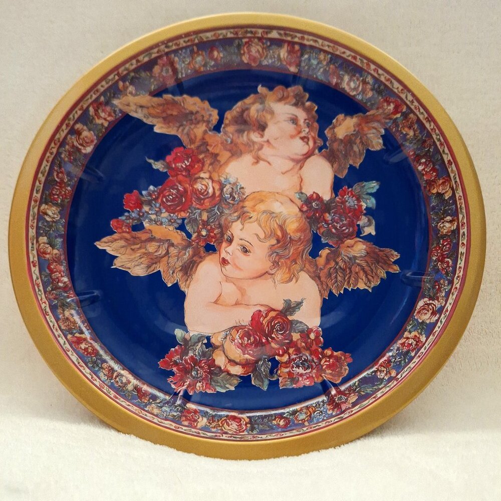 Flowery Angels Metal Tray